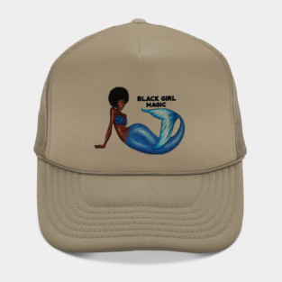 Afro Mermaid, African, Black Girl Magic Hat
