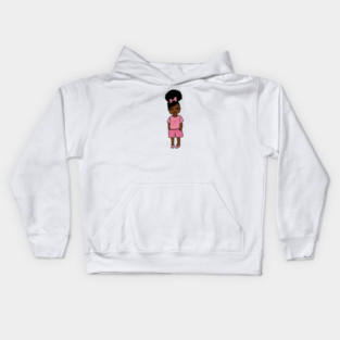 Black Girl Magic, Afro Girl, Melanin Kids Hoodie