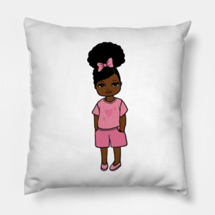 Black Girl Magic, Afro Girl, Melanin Pillow