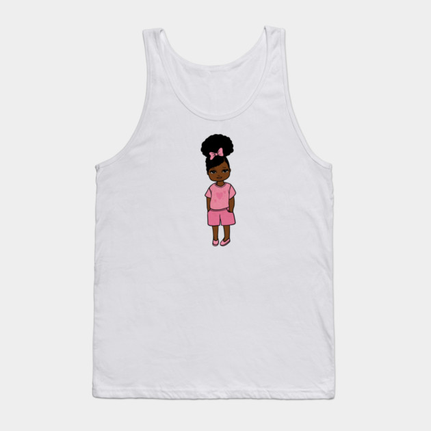 Black Girl Magic, Afro Girl, Melanin Tank Top by logiamerch