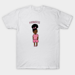 Black Girl Magic, Princess, Afro Girl T-Shirt