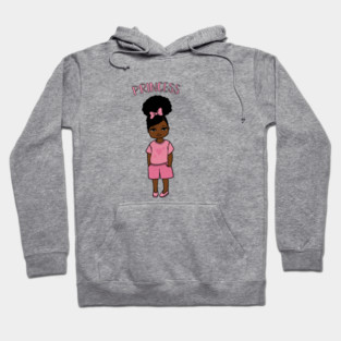 Black Girl Magic, Princess, Afro Girl Hoodie