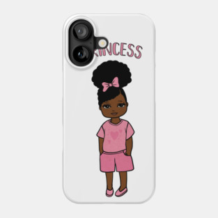 Black Girl Magic, Princess, Afro Girl Phone Case