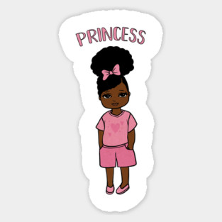Black Girl Magic, Princess, Afro Girl Magnet