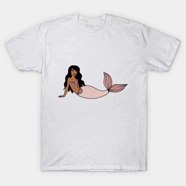 Afro Mermaid, African, Black Girl Magic T-Shirt by logiamerch