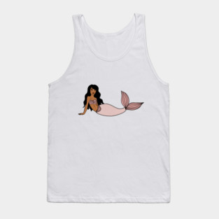 Afro Mermaid, African, Black Girl Magic Tank Top