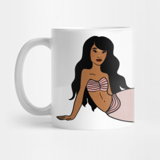 Afro Mermaid, African, Black Girl Magic Mug