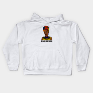 Black Girl Magic, Afro Woman, African Kids Hoodie