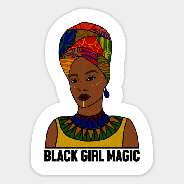 Black Girl Magic, Afro Woman, African Magnet by logiamerch