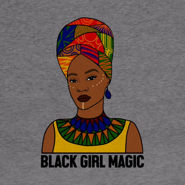 Black Girl Magic, Afro Woman, African by logiamerch