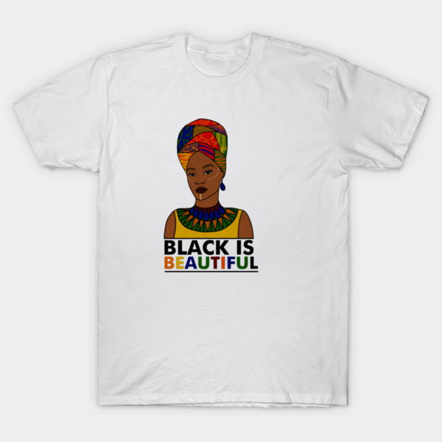 Black is Beautiful, African Pride T-Shirt by logiamerch