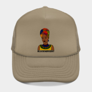 Black is Magnificent, Black Pride, Afro Woman Hat