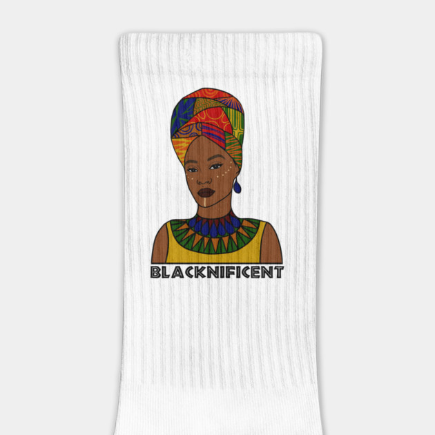 Black is Magnificent, Black Pride, Afro Woman by logiamerch