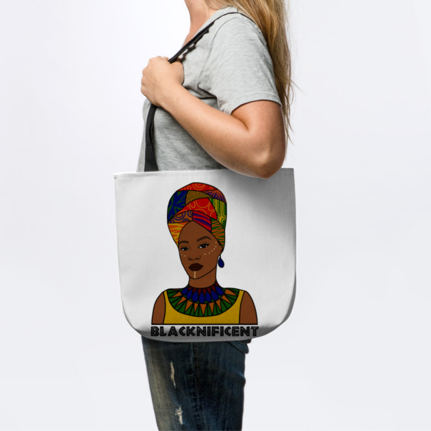 Black is Magnificent, Black Pride, Afro Woman by logiamerch