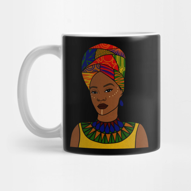 Beautiful Afro African Woman, Black Pride by logiamerch