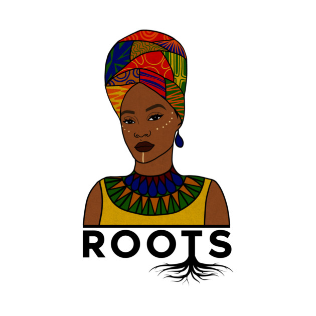 African Roots, Afro Woman, Black Pride by logiamerch