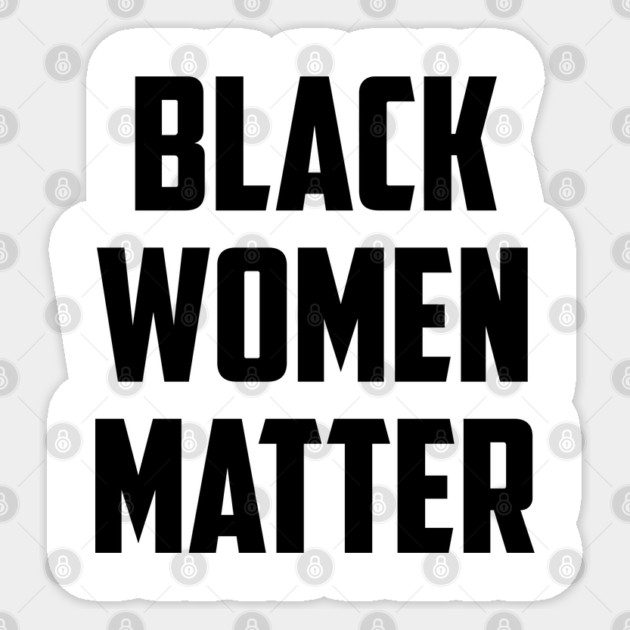 Black Women Matter | African American Sticker by UrbanLifeApparel