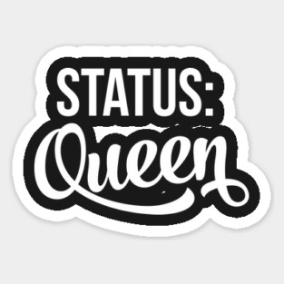 Status Black Queen Sticker