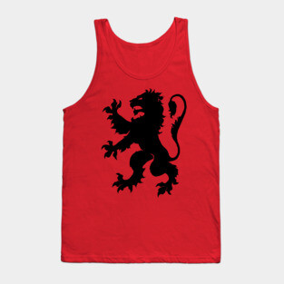 Black Lion Rampant Tank Top