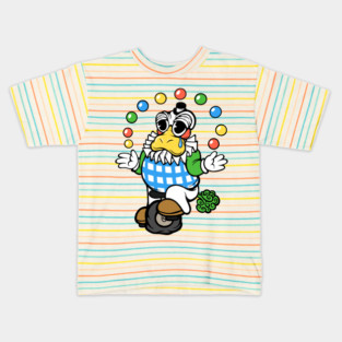 Farting Duck Clown Kids T-Shirt