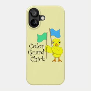 Color Guard Chick Text Phone Case
