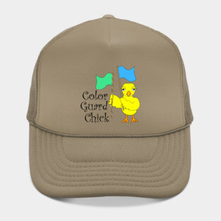 Color Guard Chick Text Hat