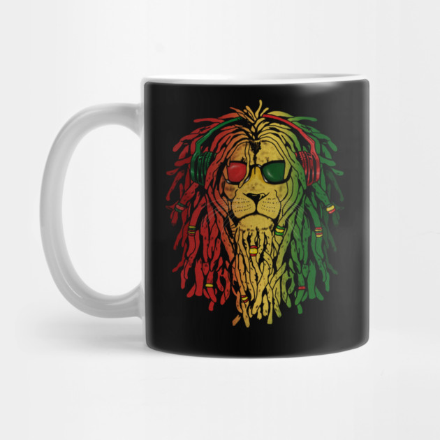 Rasta lion, African Style, Rastafarian, Jamaica by logiamerch