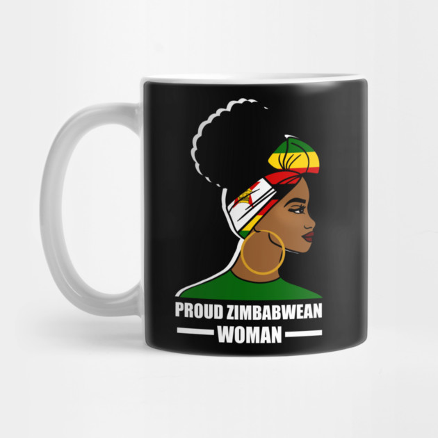 Proud Zimbabwean Woman, Zimbabwe Flag African by logiamerch