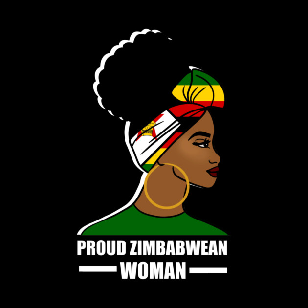 Proud Zimbabwean Woman, Zimbabwe Flag African by logiamerch