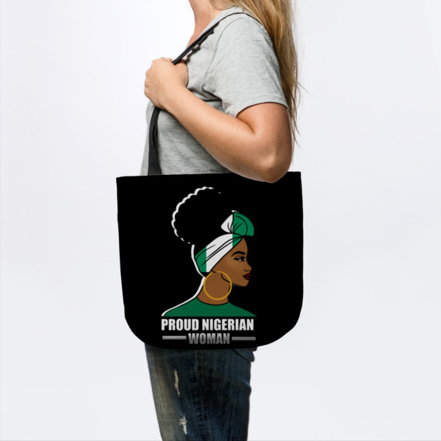 Proud Nigerian Woman, Nigeria Flag African by logiamerch