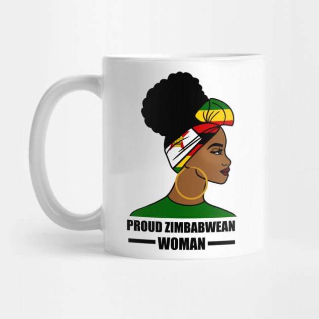Proud Zimbabwean Woman, Zimbabwe Flag African by logiamerch