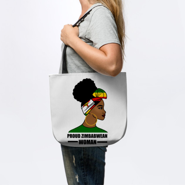 Proud Zimbabwean Woman, Zimbabwe Flag African by logiamerch