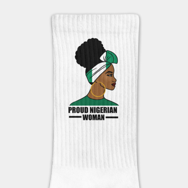Proud Nigerian Woman, Nigeria Flag African by logiamerch