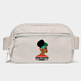 Proud Ethiopian Woman, Ethiopia Flag, Afro African Bag