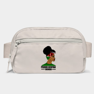 Proud Kenyan Woman, Kenya Flag, Afro African Bag