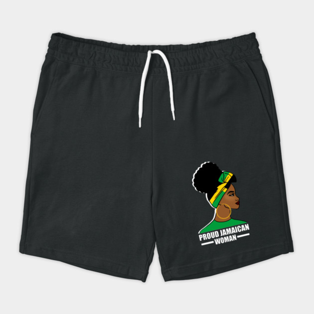 Proud Afro Jamaican Woman, Jamaica Flag by logiamerch