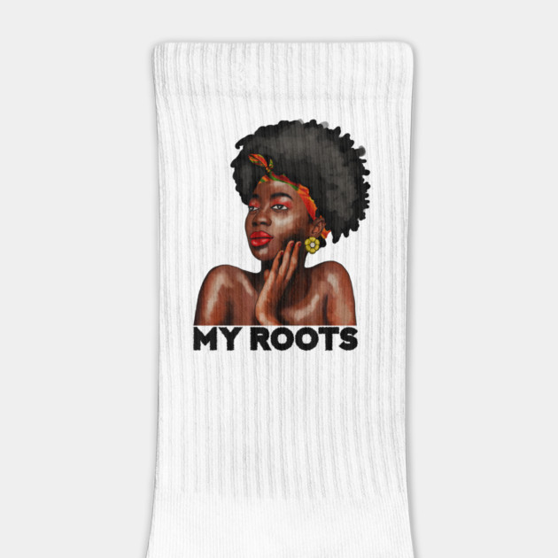 My African Roots, Black Pride, Afro African Woman by logiamerch