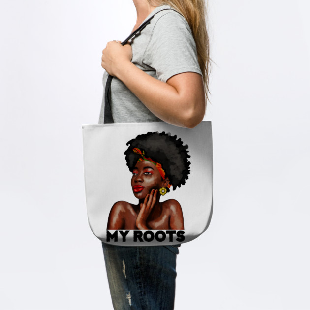 My African Roots, Black Pride, Afro African Woman by logiamerch