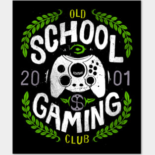 Old School Gaming Club - X Posters and Art
