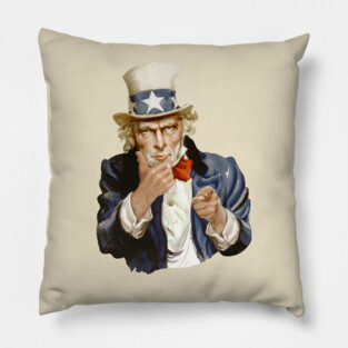 Uncle Sam giving thumbs up Pillow