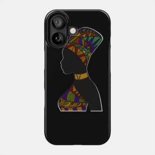 Afro African Pattern, Black Pride Phone Case