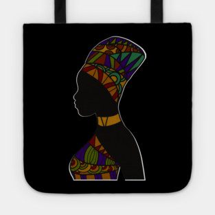 Afro African Pattern, Black Pride Tote