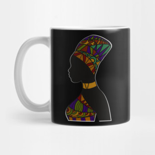 Afro African Pattern, Black Pride Mug