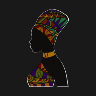 Afro African Pattern, Black Pride T-Shirt