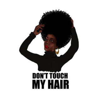 African Woman, Don't Touch my Afro Hair T-Shirt