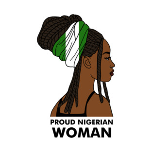 Proud Nigerian Woman, Nigeria Flag African T-Shirt
