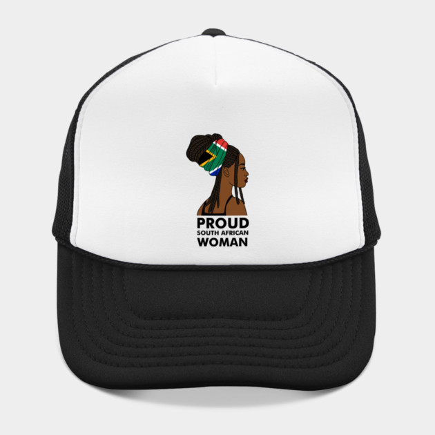 Proud South African Woman, South Africa Flag by logiamerch