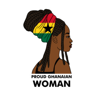 Proud Ghanaian Woman, Ghana Flag, African T-Shirt