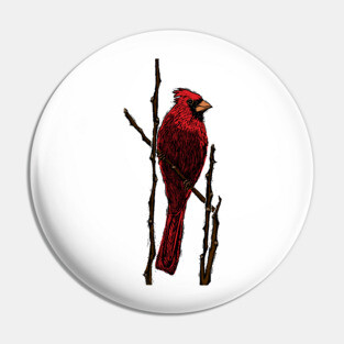 Northern Cardinal Pin