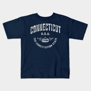 Connecticut State USA Kids T-Shirt